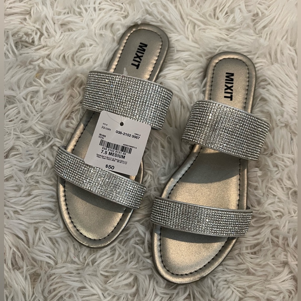 Mixit Womens Faye Flat Sandals
